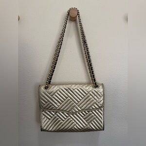 Rebecca Minkoff Gold Quilted Shoulder Bag